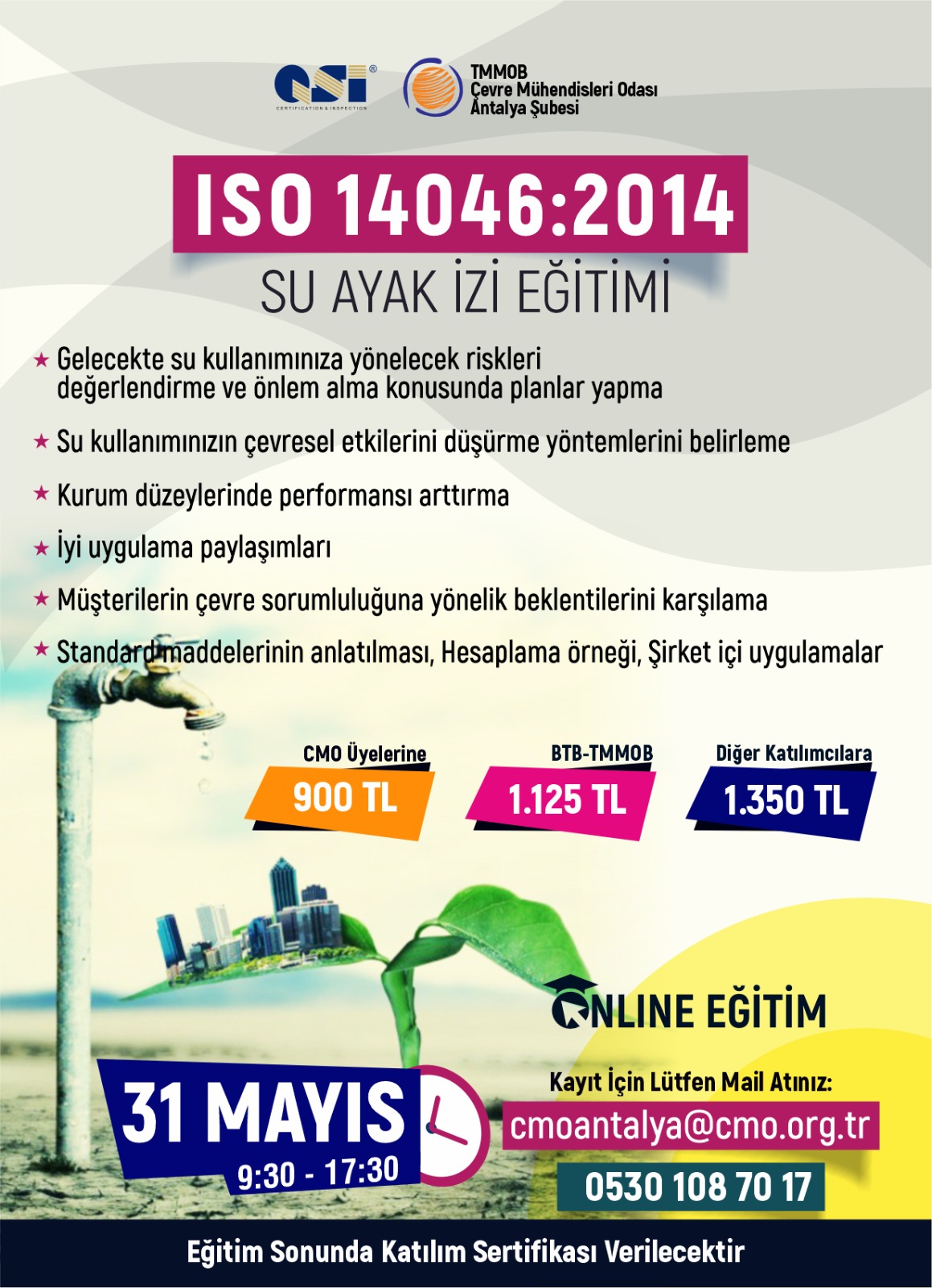 ISO 14046 :2014 SU AYAK İZİ EĞİTİMİ